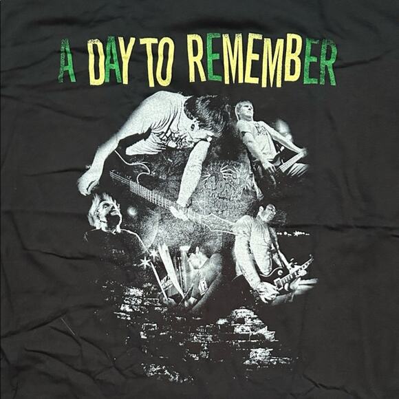 A Day to Remember Black Graphic Band Tee, Size Large, NWOT - Picture 2 of 8